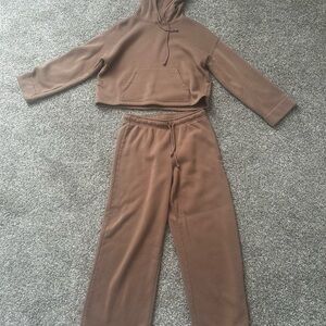 Z Supply Brown Hoodie and Pants Set